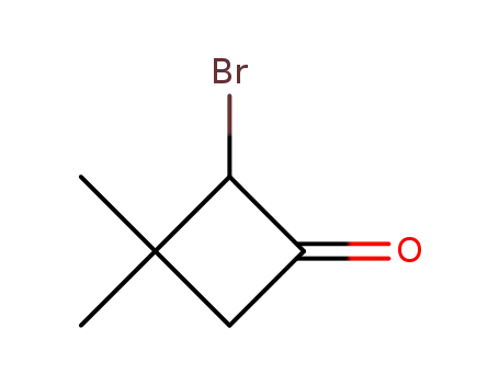 (+/-)-2-Brom-3.3-dimethyl-cyclobutanon