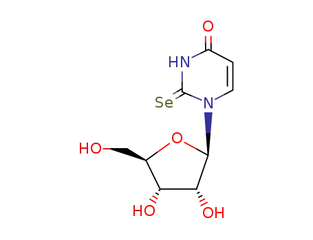 Molecular Structure of 40555-29-1 (Uridine, 2-seleno-)
