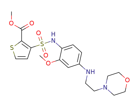 methyl 3-(N-(2-methoxy-4-((2-morpholinoethyl)amino)phenyl)sulfamoyl)thiophene-2-carboxylate