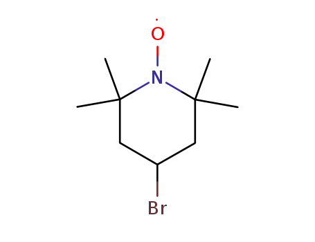 Molecular Structure of 3225-25-0 (1-Piperidinyloxy, 4-bromo-2,2,6,6-tetramethyl-)