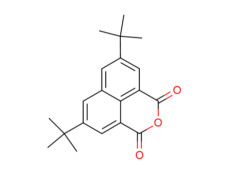 Molecular Structure of 10239-90-4 (1H,3H-Naphtho[1,8-cd]pyran-1,3-dione, 5,8-bis(1,1-dimethylethyl)-)