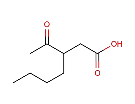 Molecular Structure of 1253404-36-2 ((+/-)-3-acetylheptanoic acid)