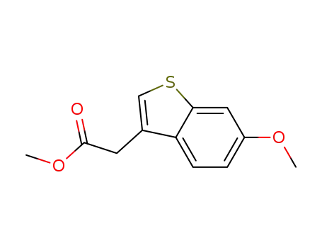 Benzo[b]thiophene-3-acetic acid, 6-methoxy-, methyl ester