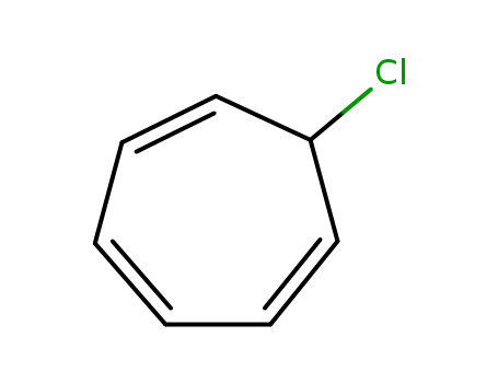 Molecular Structure of 33372-09-7 (1,3,5-Cycloheptatriene, 7-chloro-)