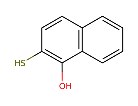 Molecular Structure of 68320-96-7 (1-Naphthalenol, 2-mercapto-)