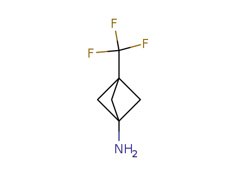 Molecular Structure of 262852-08-4 (Bicyclo[1.1.1]pentan-1-amine, 3-(trifluoromethyl)-)