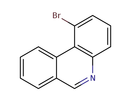 Molecular Structure of 17613-35-3 (Phenanthridine, 1-bromo-)