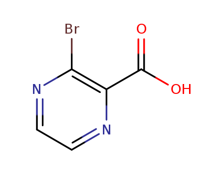 2-Pyrazinecarboxylic acid, 3-bromo-