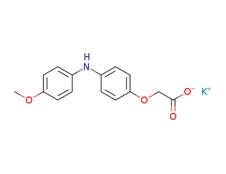 Acetic acid, [4-[(4-methoxyphenyl)amino]phenoxy]-, monopotassium
salt