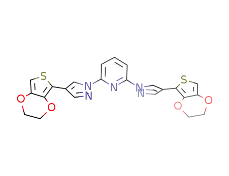 2,6-bis[4-[2-(3,4-diethylenedioxy)thiophene]pyrazol-1-yl]-pyridine