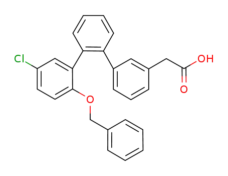 (2-benzyloxy-5-chloro[1,1';2',1]terphenyl-3-yl) acetic acid