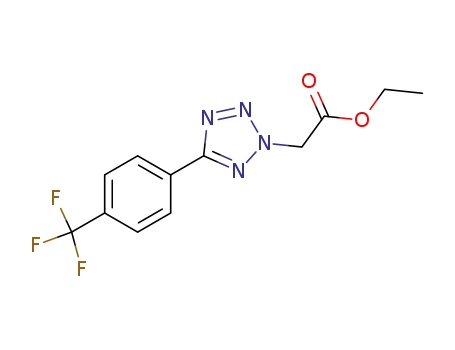 [5-(4-trifluoromethyl-phenyl)-tetrazol-2-yl]-acetic acid ethyl ester