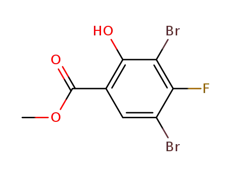 3,5-Dibrom-4-fluorsalicylsaeuremethylester
