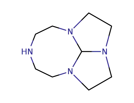 Molecular Structure of 67705-42-4 (1,4,7,10-tetrazatricyclo[5.5.1.0]tridecane)