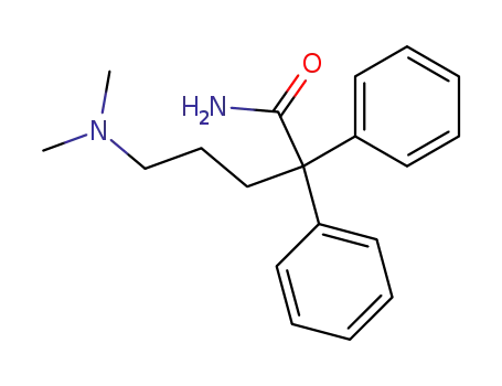 5-dimethylamino-2,2-diphenyl-valeric acid amide