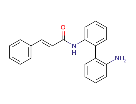 <i>N</i>-(2'-amino-biphenyl-2-yl)-<i>trans</i>-cinnamamide