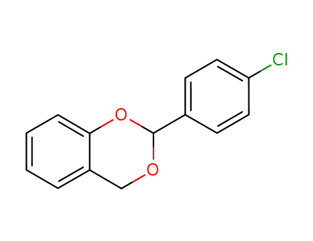 Molecular Structure of 43186-38-5 (2-(4-chloro-phenyl)-4<i>H</i>-benzo[1,3]dioxine)
