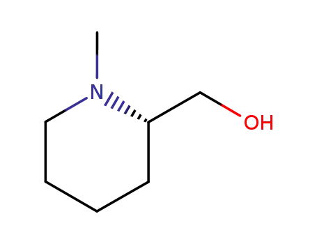 Molecular Structure of 136030-04-1 ((S)-(1-Methylpiperidin-2-yl)Methanol)