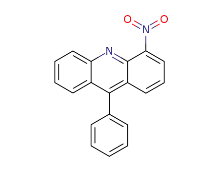 Molecular Structure of 102821-18-1 (4-nitro-9-phenyl-acridine)