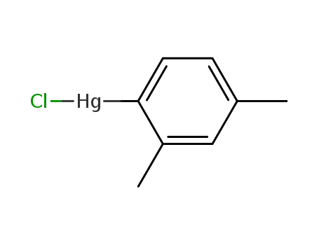 Molecular Structure of 5955-14-6 (Mercury, chloro(2,4-dimethylphenyl)-)