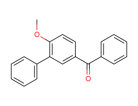 Molecular Structure of 855462-48-5 (4-methoxy-3-phenyl-benzophenone)