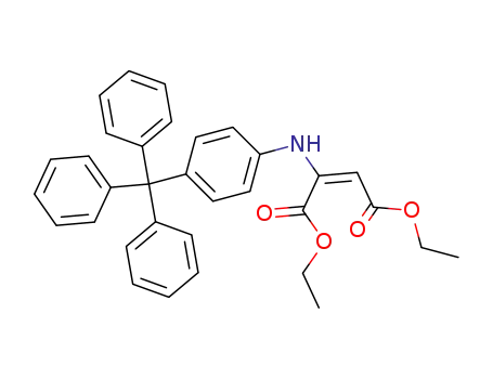 Molecular Structure of 881738-68-7 ((4-trityl-anilino)-butenedioic acid diethyl ester)