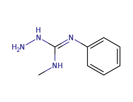 Molecular Structure of 854734-90-0 (<i>N</i>-amino-<i>N</i>'-methyl-<i>N</i>''-phenyl-guanidine)