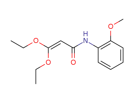 3,3-diethoxy-acrylic acid <i>o</i>-anisidide