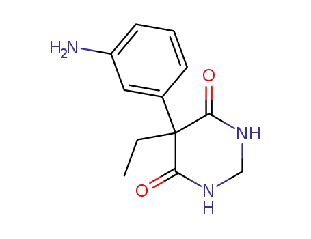 Molecular Structure of 104396-69-2 (5-ethyl-5-(3-amino-phenyl)-dihydro-pyrimidine-4,6-dione)