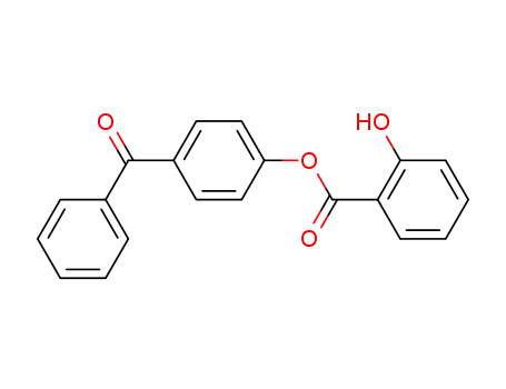 Benzoic acid, 2-hydroxy-, 4-benzoylphenyl ester