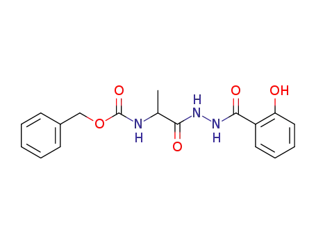 <i>N</i>-(<i>N</i>-benzyloxycarbonyl-alanyl)-<i>N'</i>-salicyloyl-hydrazine