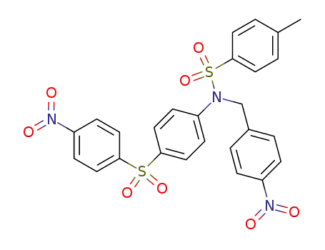 toluene-4-sulfonic acid-[4-(4-nitro-benzenesulfonyl)-<i>N</i>-(4-nitro-benzyl)-anilide]