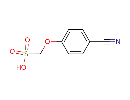 Molecular Structure of 101435-59-0 ((4-cyano-phenoxy)-methanesulfonic acid)