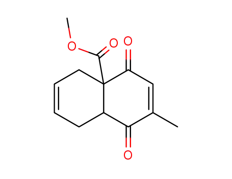 2-methyl-1,4-dioxo-1,5,8,8a-tetrahydro-4<i>H</i>-naphthalene-4a-carboxylic acid methyl ester