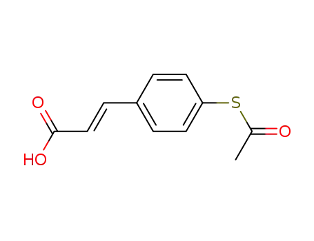4-acetylsulfanyl-<i>trans</i>-cinnamic acid