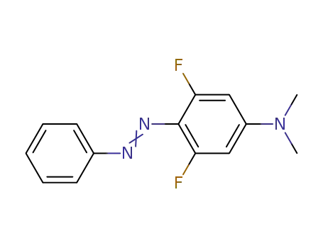 3,5-difluoro-<i>N</i>,<i>N</i>-dimethyl-4-phenylazo-aniline