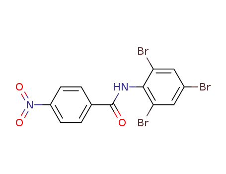 Molecular Structure of 99585-34-9 (4-nitro-benzoic acid-(2,4,6-tribromo-anilide))