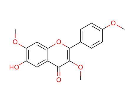 6-hydroxy-3,7-dimethoxy-2-(4-methoxy-phenyl)-chromen-4-one