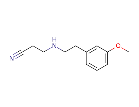<i>N</i>-(3-methoxy-phenethyl)-β-alanine nitrile
