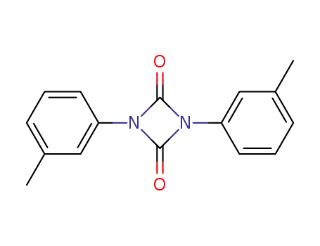 Molecular Structure of 7342-80-5 (1,3-Diazetidine-2,4-dione, 1,3-bis(3-methylphenyl)-)