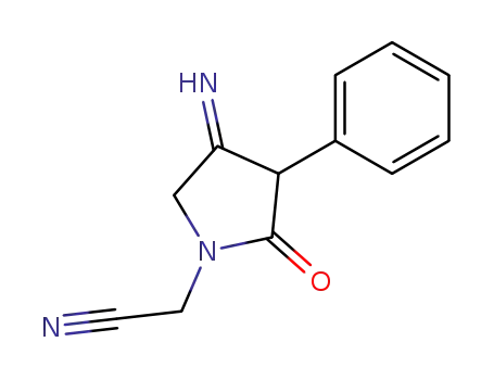 (4-imino-2-oxo-3-phenyl-pyrrolidino)-acetonitrile