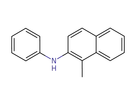 Molecular Structure of 108981-26-6 ((1-methyl-[2]naphthyl)-phenyl-amine)