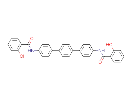 Molecular Structure of 117042-61-2 (<i>N</i>,<i>N'</i>-<i>p</i>-terphenyl-4,4''-diyl-bis-salicylamide)