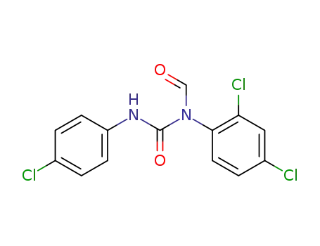 <i>N'</i>-(4-chloro-phenyl)-<i>N</i>-(2,4-dichloro-phenyl)-<i>N</i>-formyl-urea