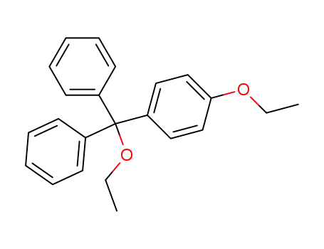Benzene, 1-ethoxy-4-(ethoxydiphenylmethyl)-