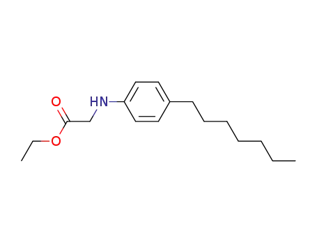 <i>N</i>-(4-heptyl-phenyl)-glycine ethyl ester