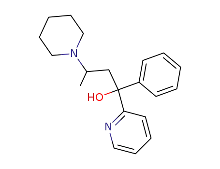 1-phenyl-3-piperidino-1-[2]pyridyl-butan-1-ol