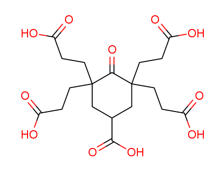3,3,5,5-tetrakis(2-carboxyethyl)-4-oxo-cyclohexane-1-carboxylic acid cas  5408-01-5