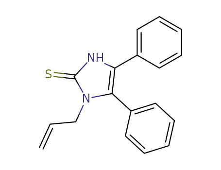 Molecular Structure of 15033-31-5 (1-allyl-4,5-diphenyl-1,3-dihydro-imidazole-2-thione)