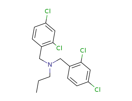 Molecular Structure of 111356-47-9 (bis-(2,4-dichloro-benzyl)-propyl-amine)